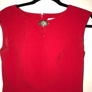 CALVIN KLEIN SZ 4 Red dress